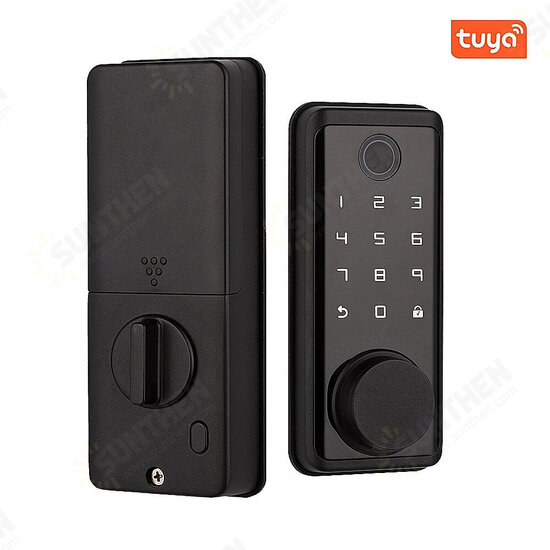 Smart Door Lock Intelligent Anti-theft Gateway Fingerprint Password Card Mobile APP Control Unlock Home Lock USB Urgent Power Supply