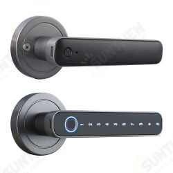 Tuya Smart Door bluetooth Lock Intelligent Anti-theft Door Lock Dynamic Password APP Fingerprint Key Unlock Home Lock Tuya Smart Door bluetooth Lock Intelligent Anti-theft Door Lock Dynamic Password APP Fingerprint Key Unlock Home Lock