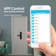 Tuya WiFi Smart Lock Core Cylinder Intelligent Security Door Lock Bluetooth Double Lock Body Encryption with Keys Work with Smart Life APP