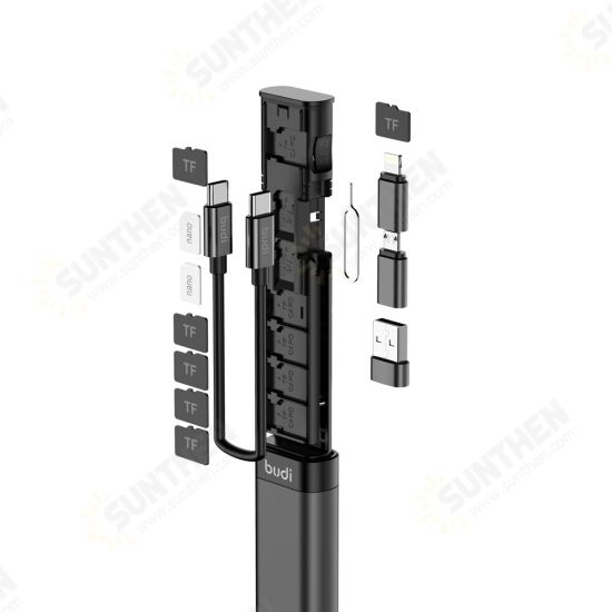 Multi-function Smart Adapter Card Storage Data Cable Stick USB Box Multi-Cable SIM KIT TF Card Memory Reader Computer Accessories Multi-function Smart Adapter Card Storage Data Cable Stick USB Box Multi-Cable SIM KIT TF Card Memory Reader Computer Accessories