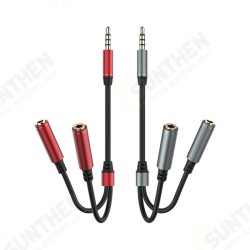 BC-021 3.5mm Male to Dual 3.5mm Female Audio Cable Adapter Headset Combo for Wired Earphones Mobile Phone BC-021 3.5mm Male to Dual 3.5mm Female Audio Cable Adapter Headset Combo for Wired Earphones Mobile Phone