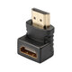 1080p HD-MI Male to Female Adapter Right Angle Extender Gold-Plated 90 Degree and 270 Degree HD-MI Cable Connector