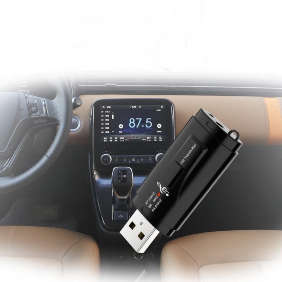 2 in 1 3.5mm AUX bluetooth 5.0 Receiver Adapter For Car Audio Receiver FM Transmitter