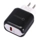 2.4A USB Type C QC3.0 Fast Charging Charger EU Plug Adapter For Mi8 Mi9 HUAWEI P30 S9 S10 S10+ Pocophone