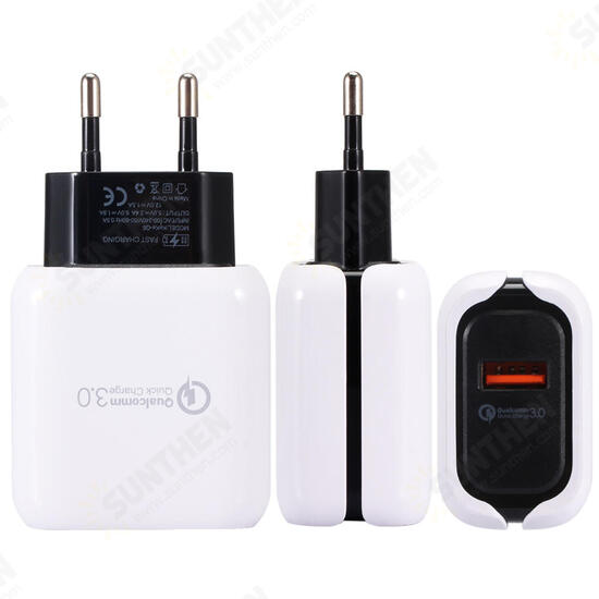 2.4A USB Type C QC3.0 Fast Charging Charger EU Plug Adapter For Mi8 Mi9 HUAWEI P30 S9 S10 S10+ Pocophone