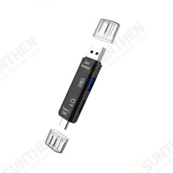 3-in-1 Type-C Micro USB TF SD OTG Multi-Function Adapter For Macbook Laptop Computer 3-in-1 Type-C Micro USB TF SD OTG Multi-Function Adapter For Macbook Laptop Computer