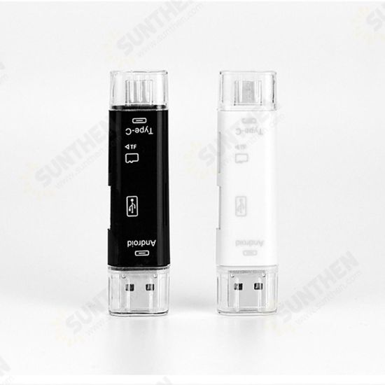 3-in-1 Type-C Micro USB TF SD OTG Multi-Function Adapter For Macbook Laptop Computer