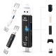3-in-1 Type-C Micro USB TF SD OTG Multi-Function Adapter For Macbook Laptop Computer 3-in-1 Type-C Micro USB TF SD OTG Multi-Function Adapter For Macbook Laptop Computer
