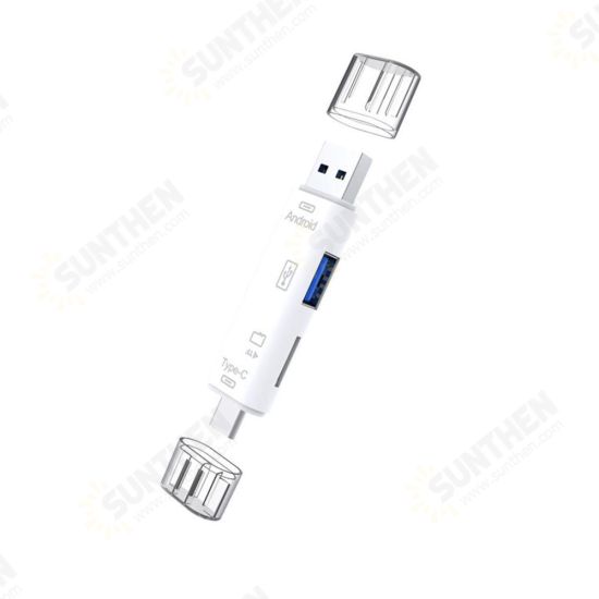 3-in-1 Type-C Micro USB TF SD OTG Multi-Function Adapter For Macbook Laptop Computer