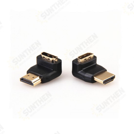 90 Degree 270 Degree Male to Female HDMI Adapter Converter Connector For 1080P HD TV