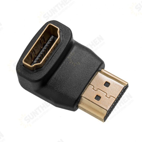 90 Degree 270 Degree Male to Female HDMI Adapter Converter Connector For 1080P HD TV