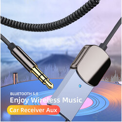 EB01 3.5mm to USB Car bluetooth Audio Receiver 3.5mm AUX Adapter Audio Receiver EB01 3.5mm to USB Car bluetooth Audio Receiver 3.5mm AUX Adapter Audio Receiver