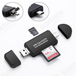 Flash Drive High-speed USB 3.0 Micro Type C TF SD Memory Card Reader For Huawei P30 S10+ Note10 Tablet Laptop PC Flash Drive High-speed USB 3.0 Micro Type C TF SD Memory Card Reader For Huawei P30 S10+ Note10 Tablet Laptop PC