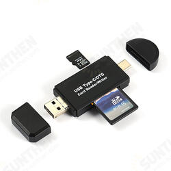 Flash Drive High-speed USB 3.0 Micro Type C TF SD Memory Card Reader For Huawei P30 S10+ Note10 Tablet Laptop PC Flash Drive High-speed USB 3.0 Micro Type C TF SD Memory Card Reader For Huawei P30 S10+ Note10 Tablet Laptop PC