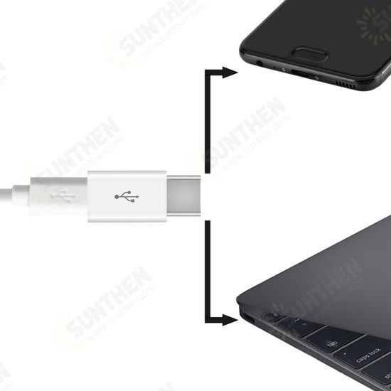 Micro USB to Type C USB3.0 Adapter Connector For HUAWEI P30 S10 S10+