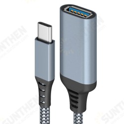 Type-C to USB3.0 Adapter Cable Mobile Phone Tablet PC Extension Connector For Samsung Huawei OnePlus iPad MacBook Air 2020 For Xiaomi Mi 10 Type-C to USB3.0 Adapter Cable Mobile Phone Tablet PC Extension Connector For Samsung Huawei OnePlus iPad MacBook Air 2020 For Xiaomi Mi 10