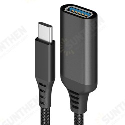 Type-C to USB3.0 Adapter Cable Mobile Phone Tablet PC Extension Connector For Samsung Huawei OnePlus iPad MacBook Air 2020 For Xiaomi Mi 10 Type-C to USB3.0 Adapter Cable Mobile Phone Tablet PC Extension Connector For Samsung Huawei OnePlus iPad MacBook Air 2020 For Xiaomi Mi 10