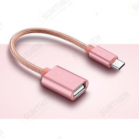 Type-C to USB2.0 OTG Adapter Fast Charging Data Cable For HUAWEI Macbook Letv Laptop