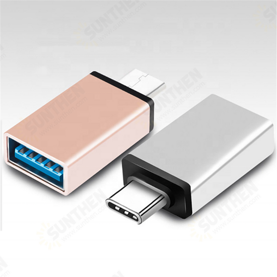 USB Type C Male to USB A 3.0 Female OTG Converter Adapter For Huawei P30 P40 Pro Mi10 Note 9S S20+ Note 20