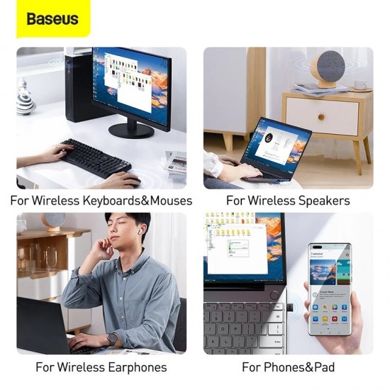 BA04 bluetooth V5.0 Audio Transmitter Receiver USB Wireless Audio Adapter For TV PC Speaker Home Sound System