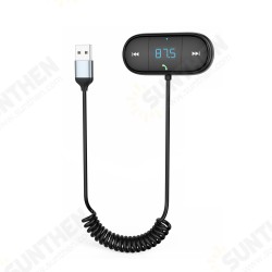 BT5.0 Wireless Car Kit FM Transmitter Receiver MP3 Player Support TF Card For Car BT5.0 Wireless Car Kit FM Transmitter Receiver MP3 Player Support TF Card For Car