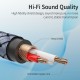 3.5mm To 2 RCA Aux Cable Adapter Splitter Audio Cable 0.5/1/2/3/5 Meters for TV Box Home Theater Speaker