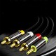 A420E 3.5mm Jack To 3 RCA Male Audio Video AV Cable AUX Stereo Cord 3RCA Standard Converter Wire for Speaker TV Box CD DVD Player