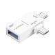 2-In-1 Micro USB+Type-C to USB 3.0 OTG Adapter Converter for Samsung Galaxy Note S20 ultra Huawei Mate40 OnePlus 8 Pro