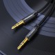 CA-6640 Nylon Braided 3.5mm Male To Male Stereo AUX Audio Cable 1.2M for Speaker