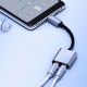 2in1 USB Type-C Audio Type C to 3.5mm Jack*2 Splitter Adapter Audio Converter for Samsung S20 Headphone Earphone Earbud For Mate20 P20 Mi9
