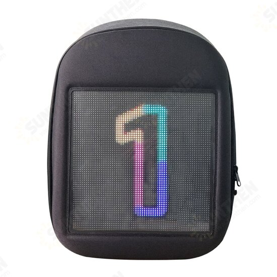 LED Backbag USB WiFi GPRS APP Control Backpack Double Shoulder Bag Mobile Billboard Advertisement