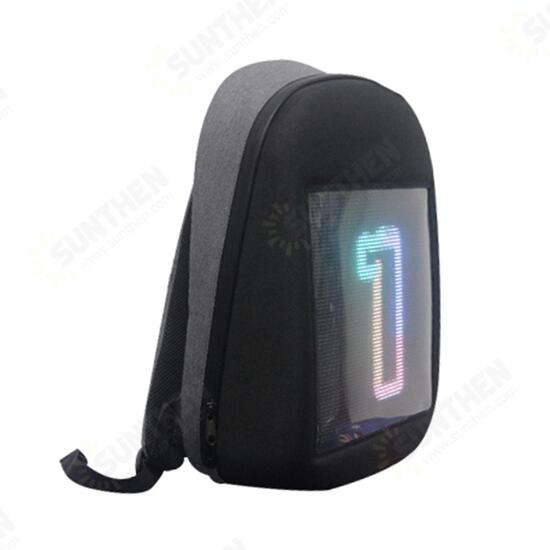 LED Backbag USB WiFi GPRS APP Control Backpack Double Shoulder Bag Mobile Billboard Advertisement