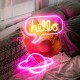 Photography Prop Decoration Atmosphere Shop Window Home Party Art Bar Wedding Neon Light USB Powered Wall Hanging Word Sign Led
