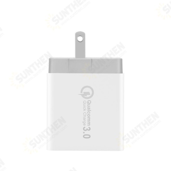 3 USB Ports 3A QC3.0 US Wall Travel Charger For iphoneX 8/8Plus Samsung S8 Letv 6 mi5 mi 3 USB Ports 3A QC3.0 US Wall Travel Charger For iphoneX 8/8Plus Samsung S8 Letv 6 mi5 mi