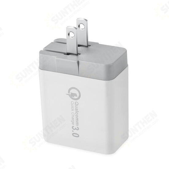 3 USB Ports 3A QC3.0 US Wall Travel Charger For iphoneX 8/8Plus Samsung S8 Letv 6 mi5 mi