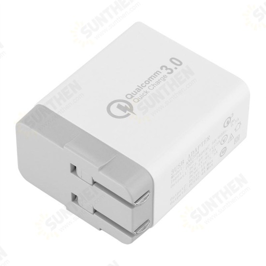 3 USB Ports 3A QC3.0 US Wall Travel Charger For iphoneX 8/8Plus Samsung S8 Letv 6 mi5 mi 3 USB Ports 3A QC3.0 US Wall Travel Charger For iphoneX 8/8Plus Samsung S8 Letv 6 mi5 mi