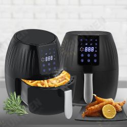 1300W Electric Hot Air Fryers Oven Oilless Cooker 5.5L Large Capacity Touch Screen 360° Cycle Heating with Non Stick Pot Liner 1300W Electric Hot Air Fryers Oven Oilless Cooker 5.5L Large Capacity Touch Screen 360° Cycle Heating with Non Stick Pot Liner