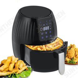1300W Electric Hot Air Fryers Oven Oilless Cooker 5.5L Large Capacity Touch Screen 360° Cycle Heating with Non Stick Pot Liner 1300W Electric Hot Air Fryers Oven Oilless Cooker 5.5L Large Capacity Touch Screen 360° Cycle Heating with Non Stick Pot Liner
