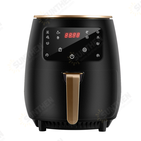 1800W 4.5L Air Fryer Oil Health Fryer Cooker 110V/220V Multifunction Smart Touch LCD Airfryer French fries Pizza Fryer