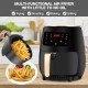 1800W 4.5L Air Fryer Oil Health Fryer Cooker 110V/220V Multifunction Smart Touch LCD Airfryer French fries Pizza Fryer