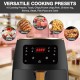 1800W 4.5L Air Fryer Oil Health Fryer Cooker 110V/220V Multifunction Smart Touch LCD Airfryer French fries Pizza Fryer