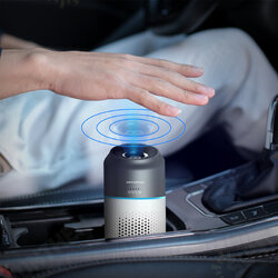 5V Air Purifier 2 Gear Wind Speed 7.9m³/h Remove PM2.5 Hand Gesture Infrared Sensor Low Noise for Home Car Office 5V Air Purifier 2 Gear Wind Speed 7.9m³/h Remove PM2.5 Hand Gesture Infrared Sensor Low Noise for Home Car Office