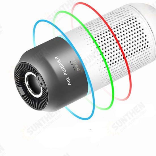 5V Air Purifier 2 Gear Wind Speed 7.9m³/h Remove PM2.5 Hand Gesture Infrared Sensor Low Noise for Home Car Office