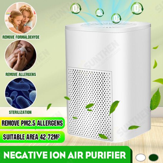 5W Portable USB Negative Ion Air Purifier Low Noise Removal of Formaldehyde PM2.5 for Home Office Car