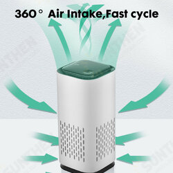 Mini Air Purifier With 7-Color Light USB Smart Home Car Fresh Oxygen Ionizer Smoke Cleaner Mini Air Purifier With 7-Color Light USB Smart Home Car Fresh Oxygen Ionizer Smoke Cleaner