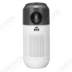 Mini Air Purifier Double-layer Filter Purification USB Charging Low Noise Removal of Formaldehyde PM2.5 for Home Office Car