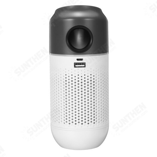 Mini Air Purifier Double-layer Filter Purification USB Charging Low Noise Removal of Formaldehyde PM2.5 for Home Office Car