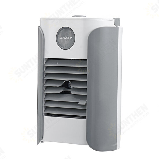 USB Mini Portable Bluetooth Radio Air Cooler Humidifier Conditioning Mute Spray Cooling Fan