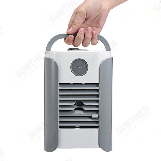 USB Mini Portable Bluetooth Radio Air Cooler Humidifier Conditioning Mute Spray Cooling Fan