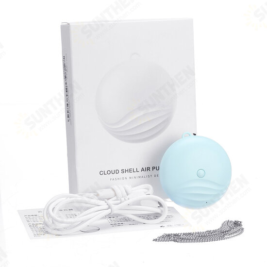 Wearable Necklace Air Purifier Mini Portable Noise Low Negative Ion Generator